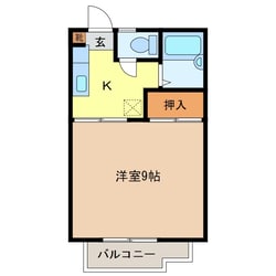 ロワール箱清水の物件間取画像